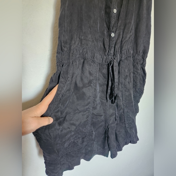 NWT Pete & Greta Johnny Was Loreta Black Sleeveless One-Piece Romper S $214 - Picture 4 of 11